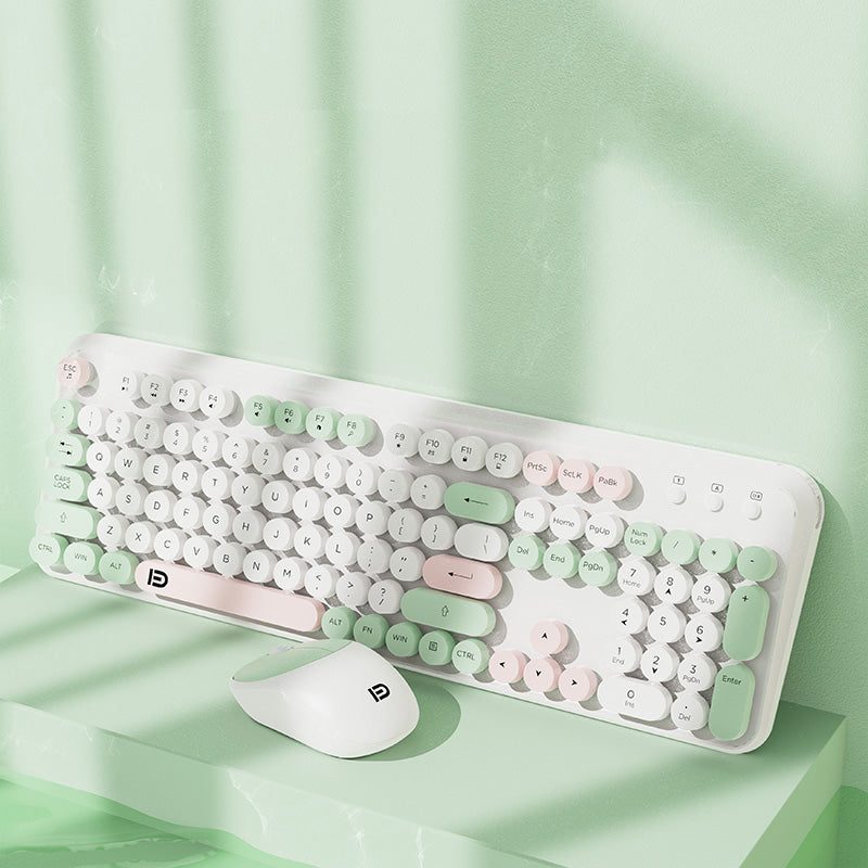 [In Stock] EK8870 100% Full Size Wireless Computer Keyboard & Mouse Combo