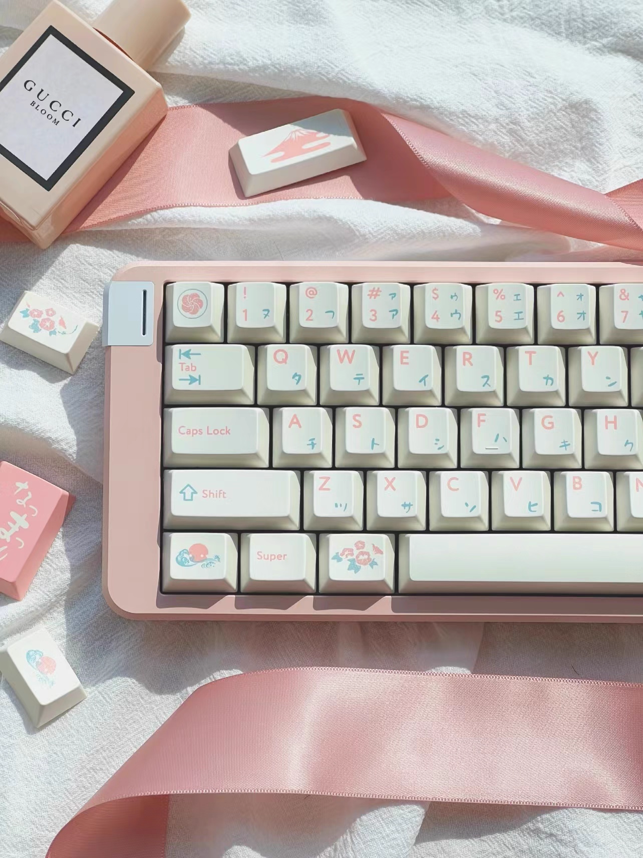 [In Stock] Natsu Matsuri Cherry Profile Dye Sublimation PBT Keycaps
