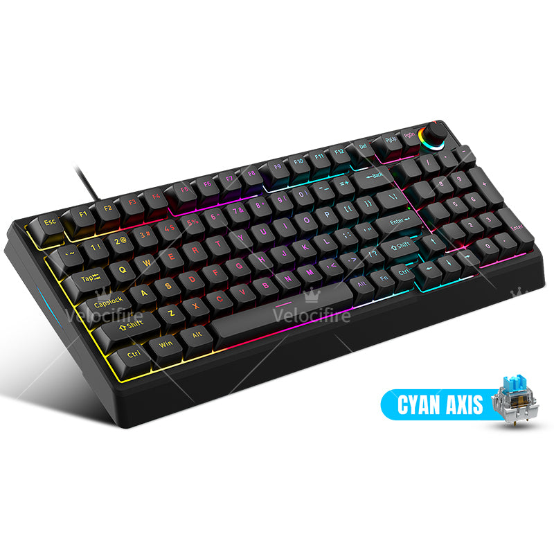 [In Stock] Zerodate K98 Full RGB Wired Mechanical Keyboard