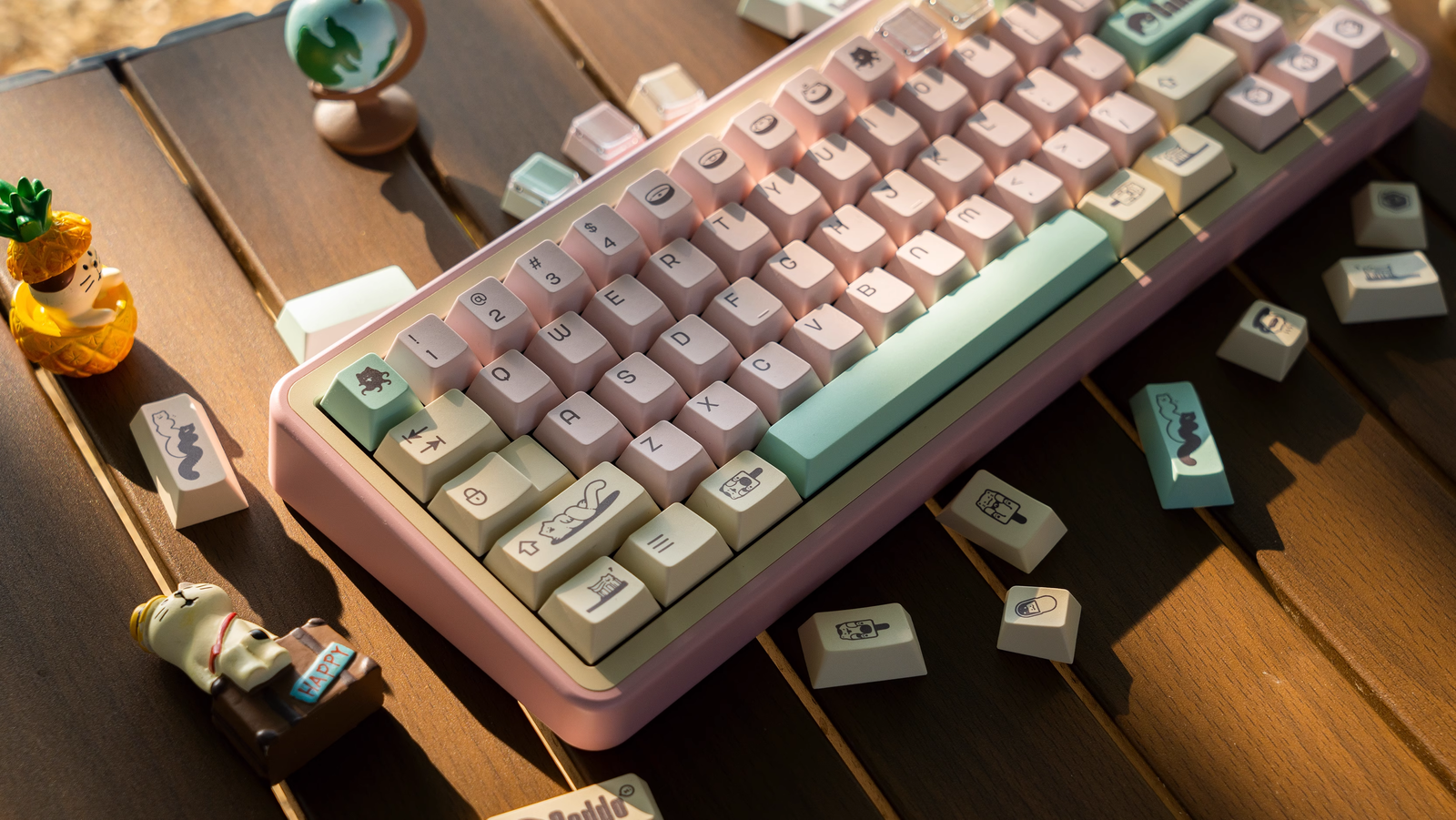 [In Stock] Caddo Cherry Profile Dye Sublimation PBT Keycaps