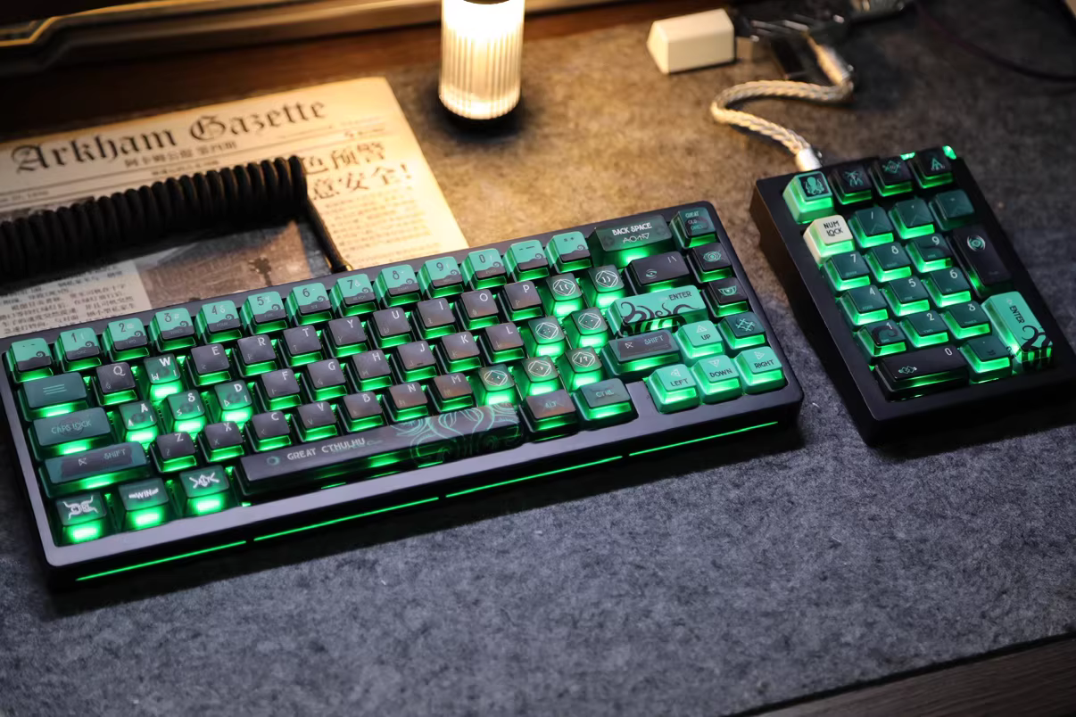 [In Stock] Cthulhu Dye Sublimation PBT Light transmission special profile Keycap