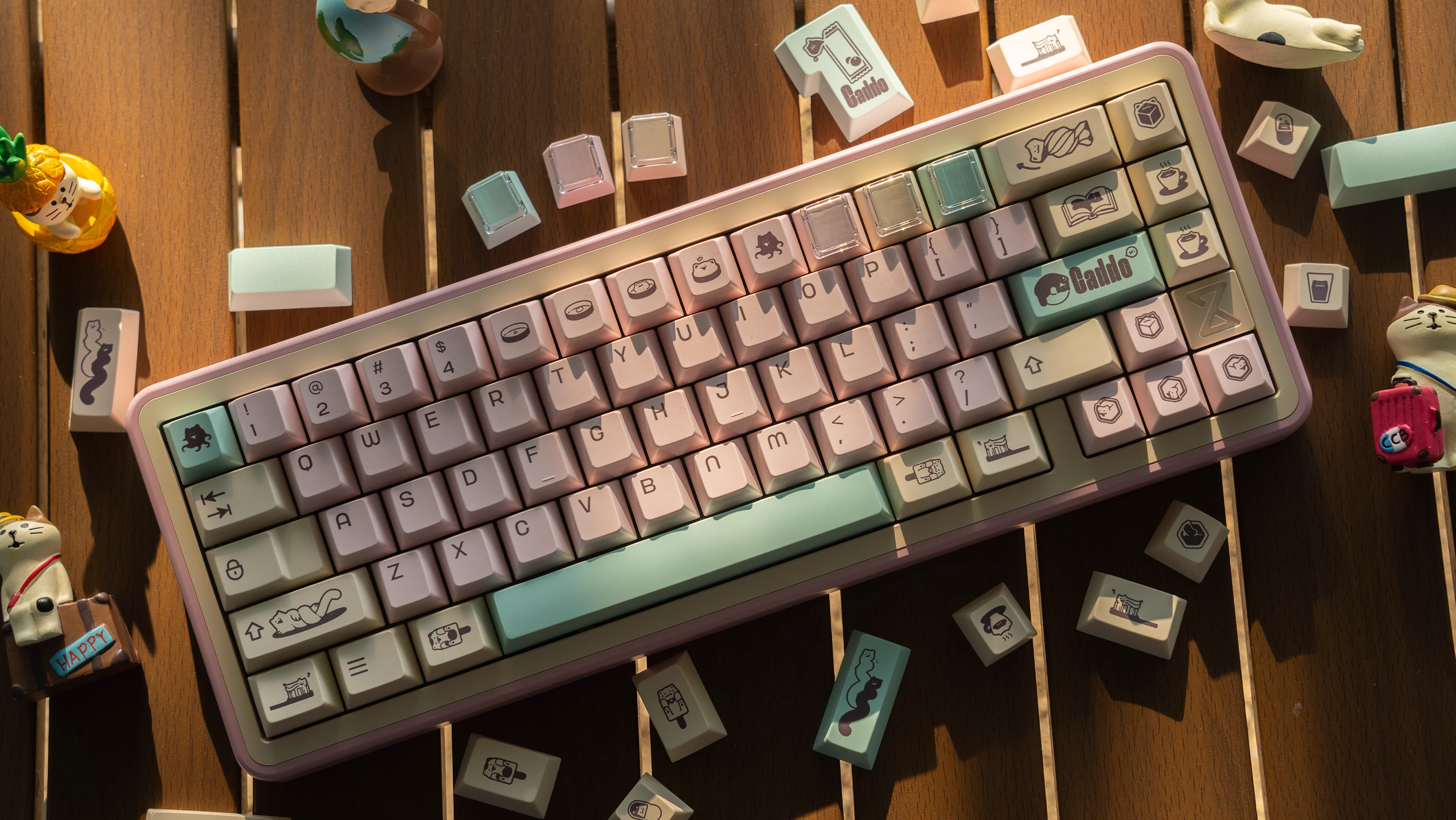 [In Stock] Caddo Cherry Profile Dye Sublimation PBT Keycaps