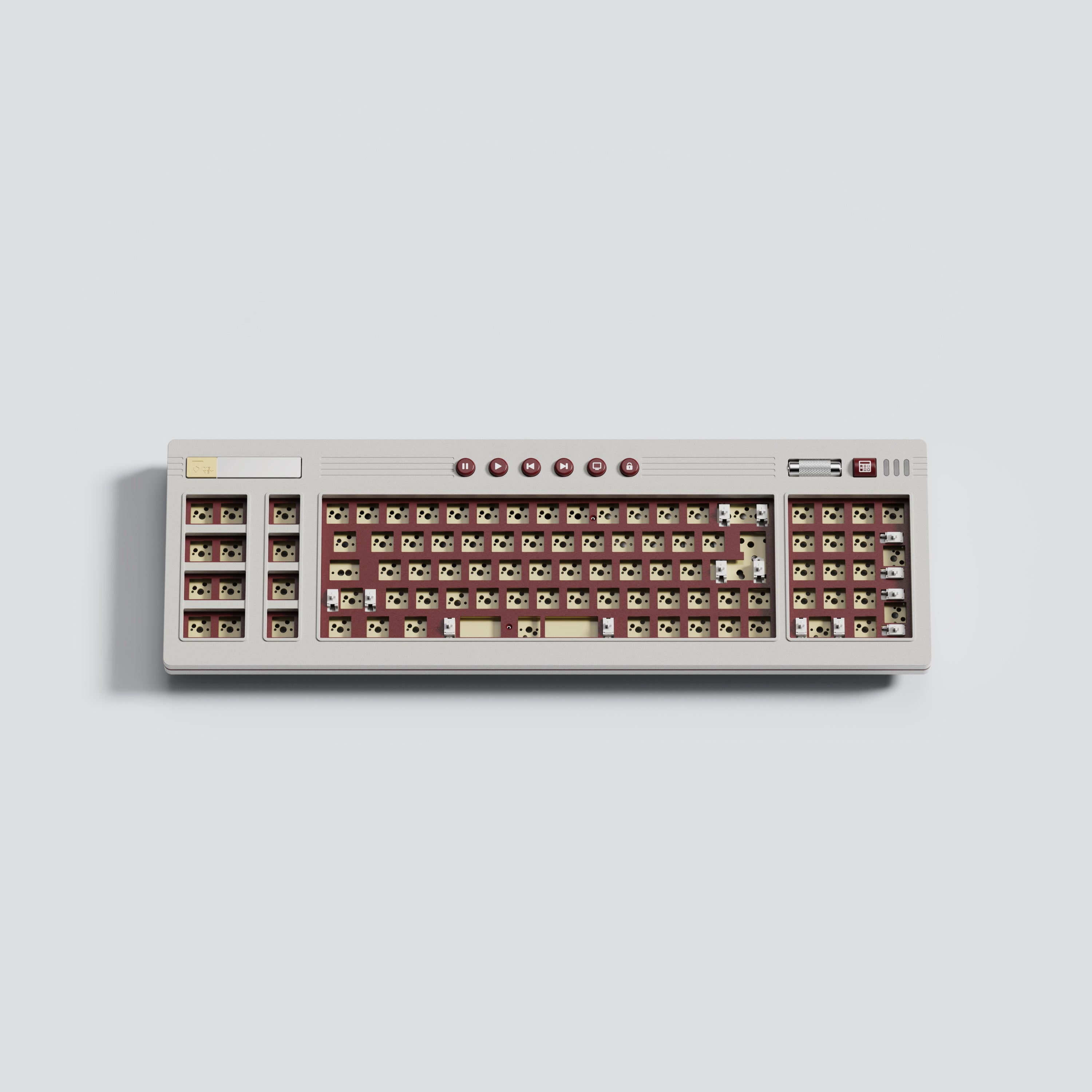 [In Stock] OE93 Wired/Wireless Retro Style Mechanical Keyboard