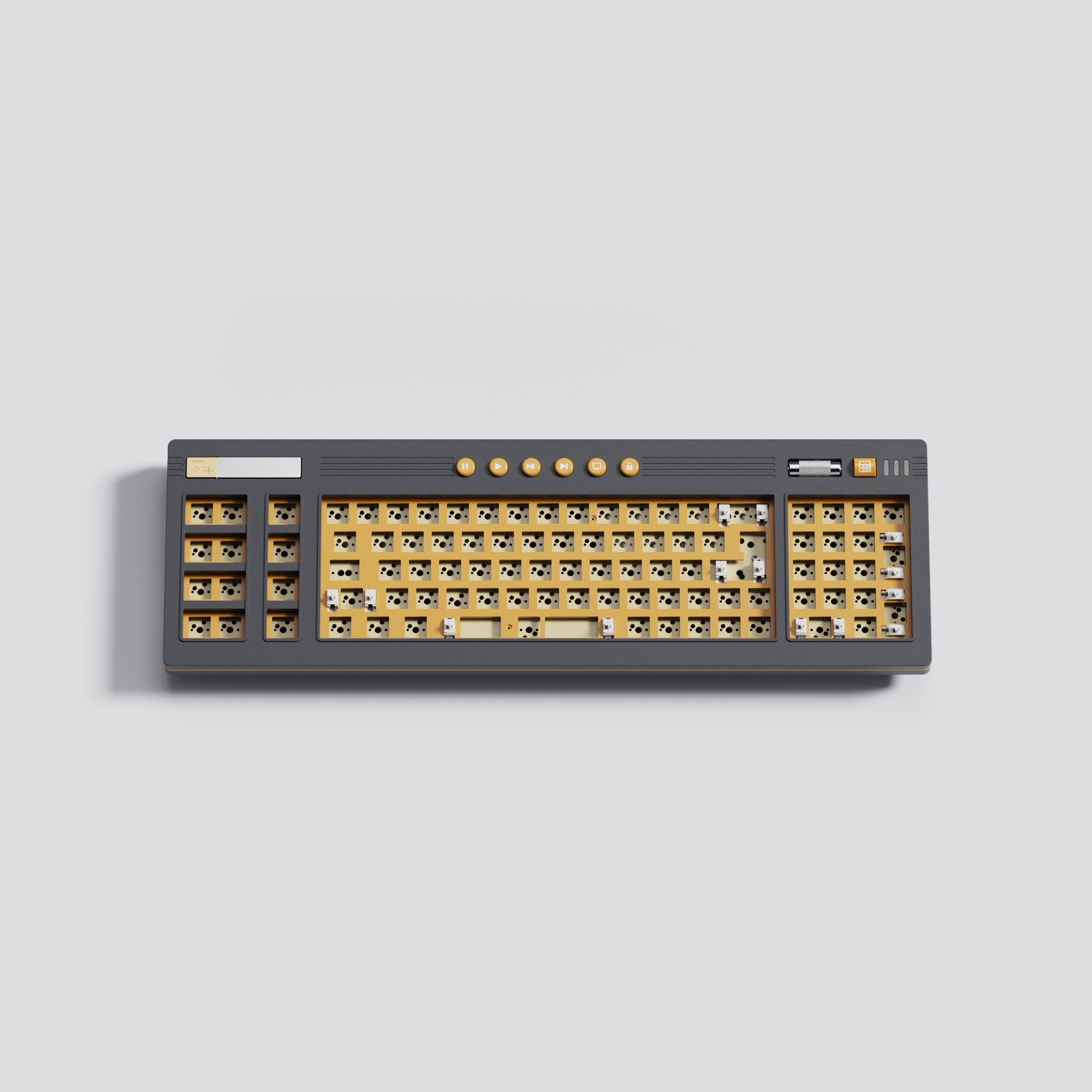 [In Stock] OE93 Wired/Wireless Retro Style Mechanical Keyboard