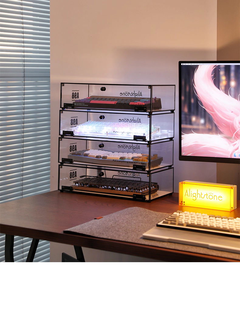 [In Stock] A98 High-Transparency Keyboard Storage & Display Case