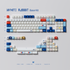 [In Stock] White Rabbit Dye Sublimation PBT Cherry Profile Keycaps