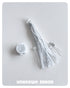 [In Stock] White Fox USB-C RGB Aviator Handmade Coiled Cable