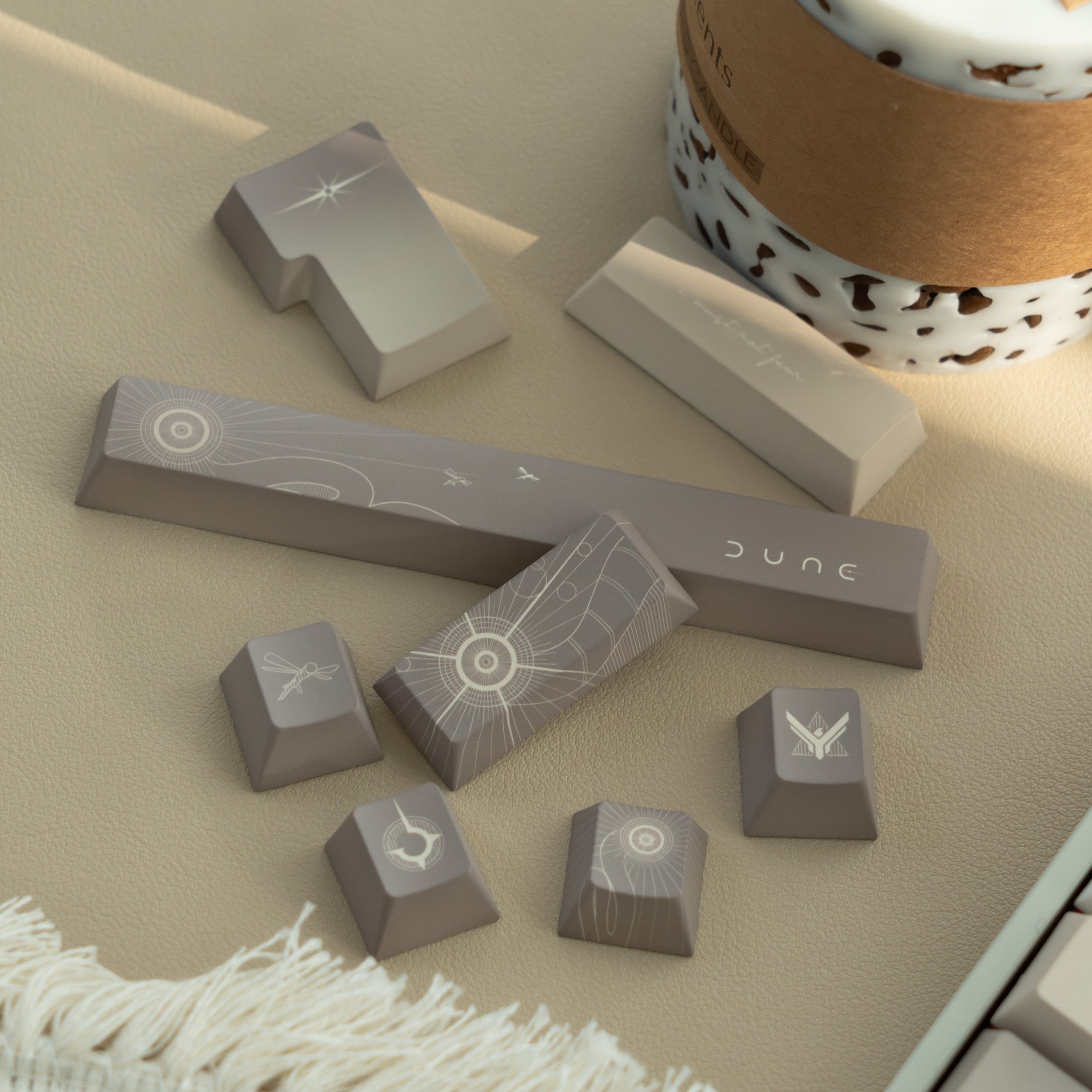 [In Stock] Dune Cherry Profile Keycaps