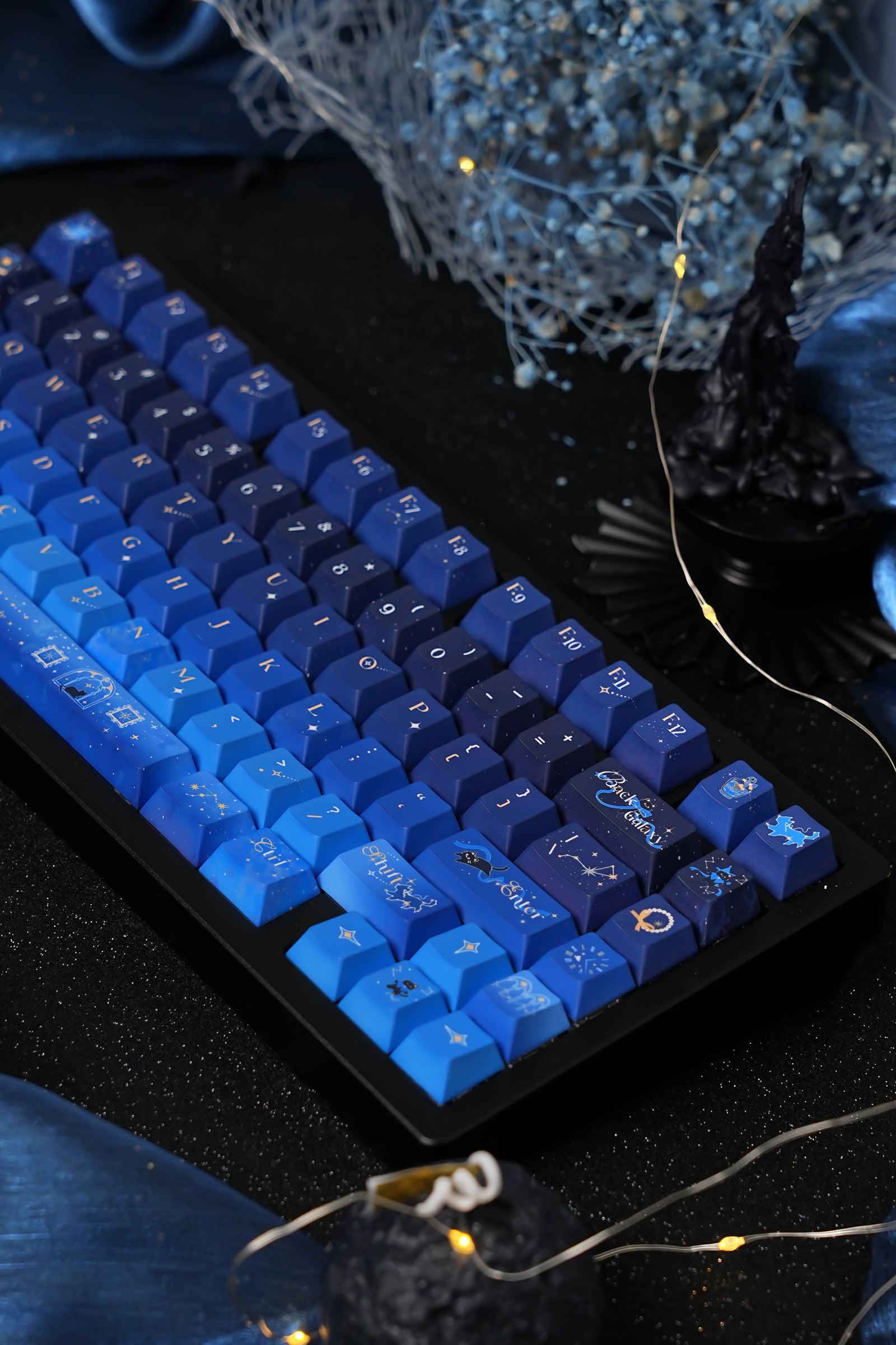 [In Stock] Starry Night Corridor PBT Cherry Keycaps