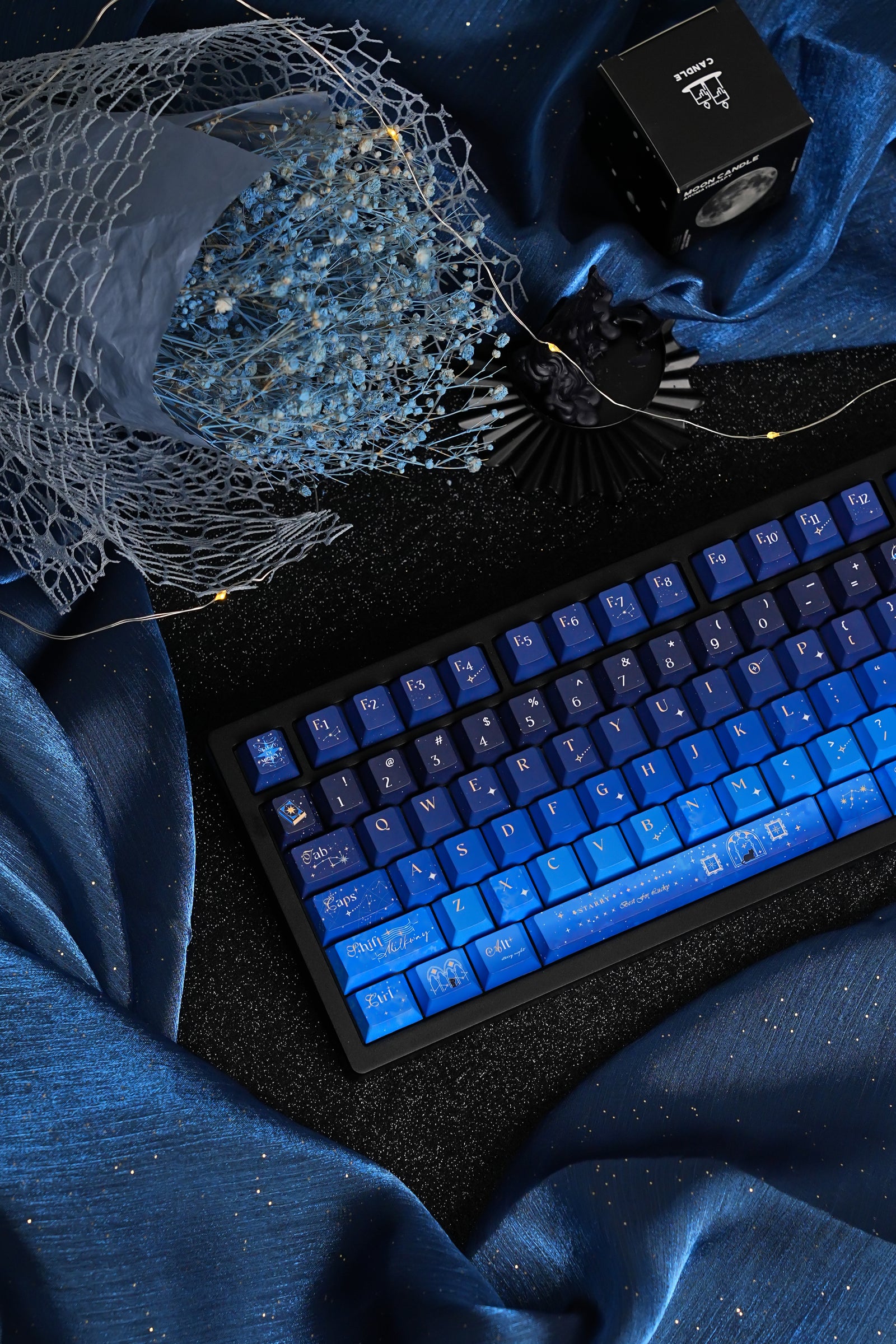 [In Stock] Starry Night Corridor PBT Cherry Keycaps