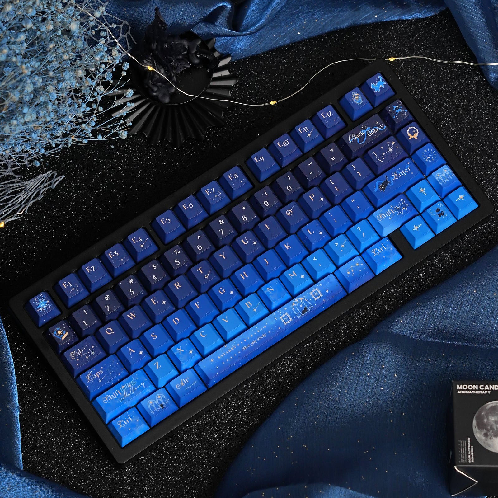 [In Stock] Starry Night Corridor PBT Cherry Keycaps