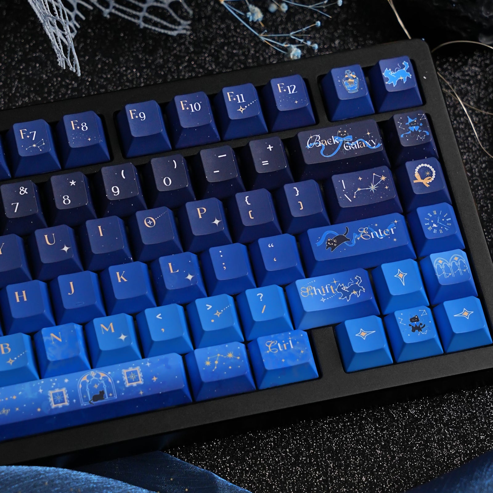 [In Stock] Starry Night Corridor PBT Cherry Keycaps