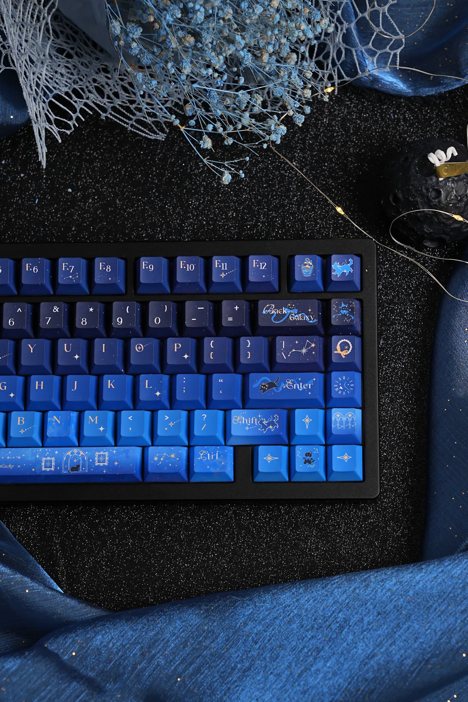 [In Stock] Starry Night Corridor PBT Cherry Keycaps