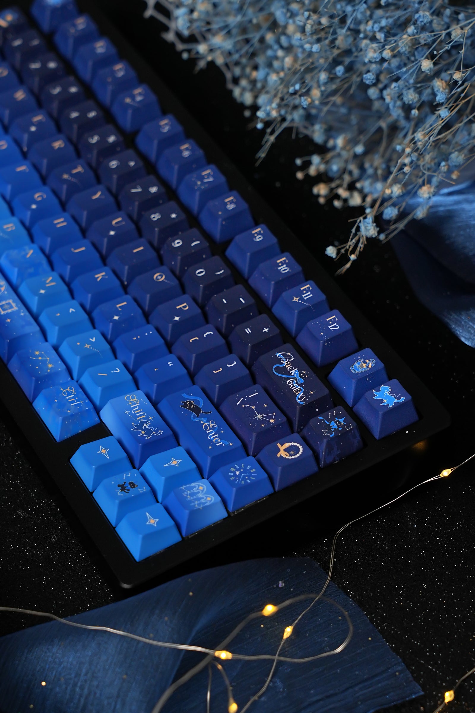 [In Stock] Starry Night Corridor PBT Cherry Keycaps