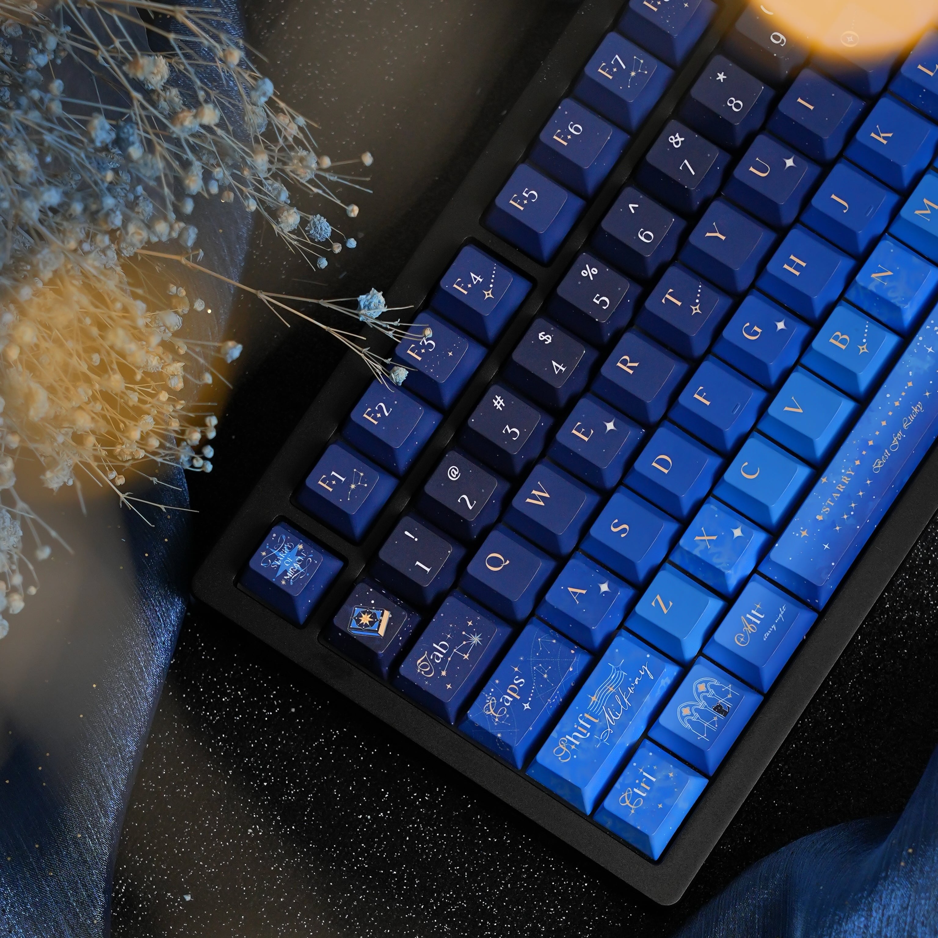 [In Stock] Starry Night Corridor PBT Cherry Keycaps