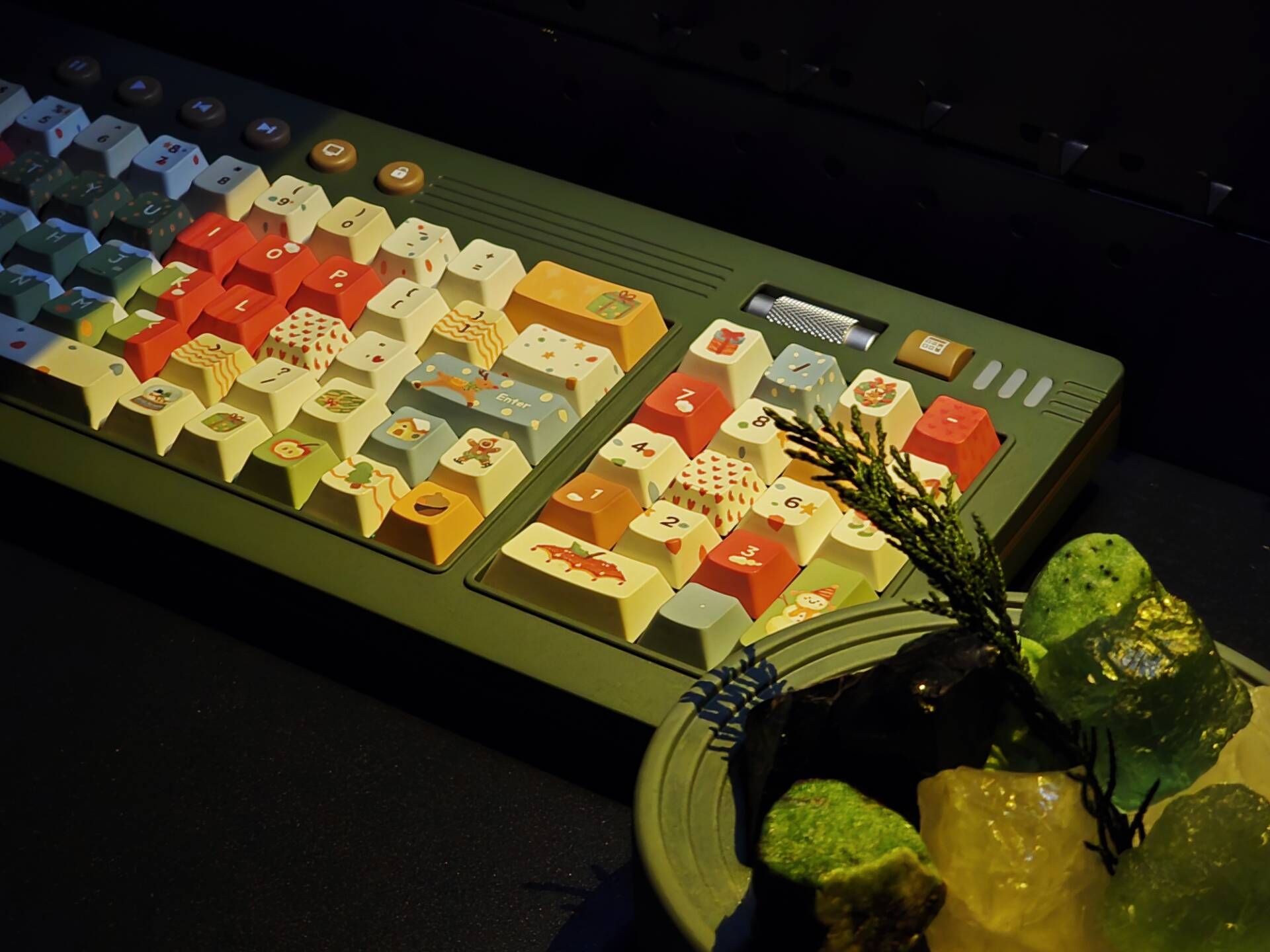 [In Stock] OE93 Wired/Wireless Retro Style Mechanical Keyboard