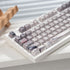 [In Stock] Peach Blossom OEM Profile Dye Sublimation PBT Shine Through Keycaps