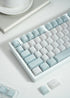 [In Stock] Glass Sea Pearlescent Translucent Dye Sublimation PC Cherry Profile Keycaps