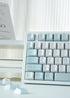 [In Stock] Glass Sea Pearlescent Translucent Dye Sublimation PC Cherry Profile Keycaps