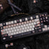 [In Stock] Twin Spline keycap Retro Red and Black Lovely Rabbit cherry Keycaps