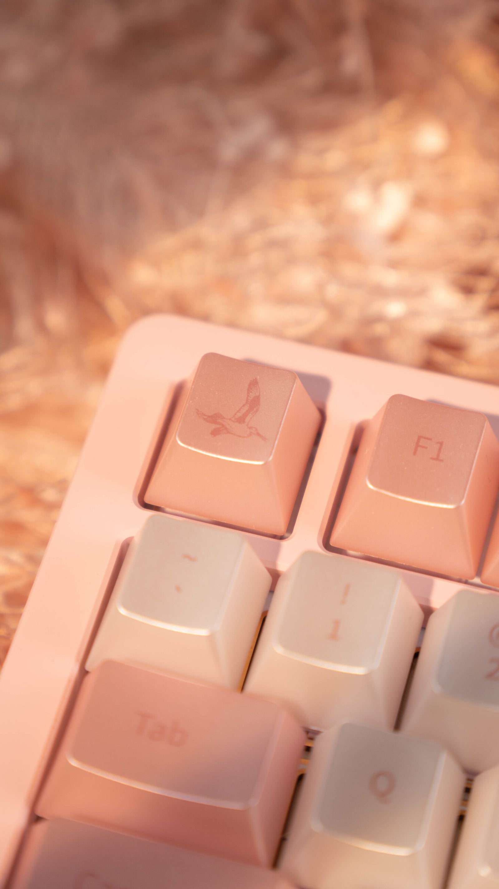 [In Stock] Hane Collection Pearlescent Translucent Dye Sublimation PC Cherry Profile Keycaps