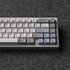 [In Stock] JKDK Light Gray-White Piano Piece PBT Dye Sublimation, Cherry Keycap