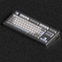 [In Stock] JKDK Light Gray-White Piano Piece PBT Dye Sublimation, Cherry Keycap