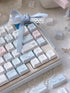 [In Stock] Blue Rain Dye Sublimation PBT Cherry Profile Keycaps