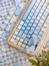 [In Stock] 70% Blue Dye Sublimation PBT Cherry Profile Keycaps