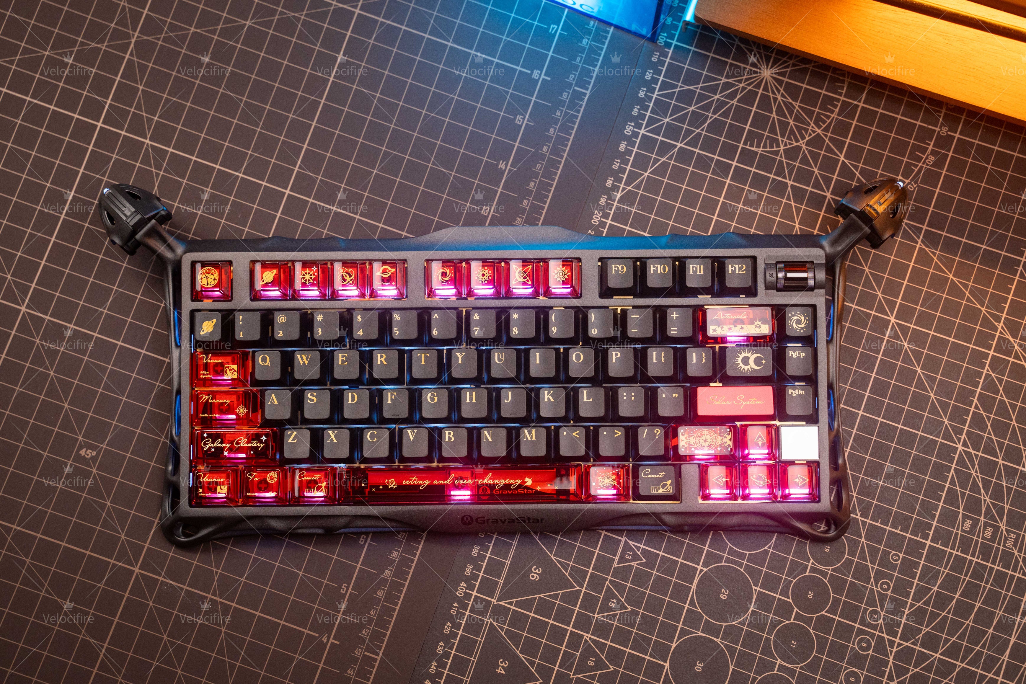 [In Stock] Solar System PBT/PC/Metal Cherry Profile Keycaps