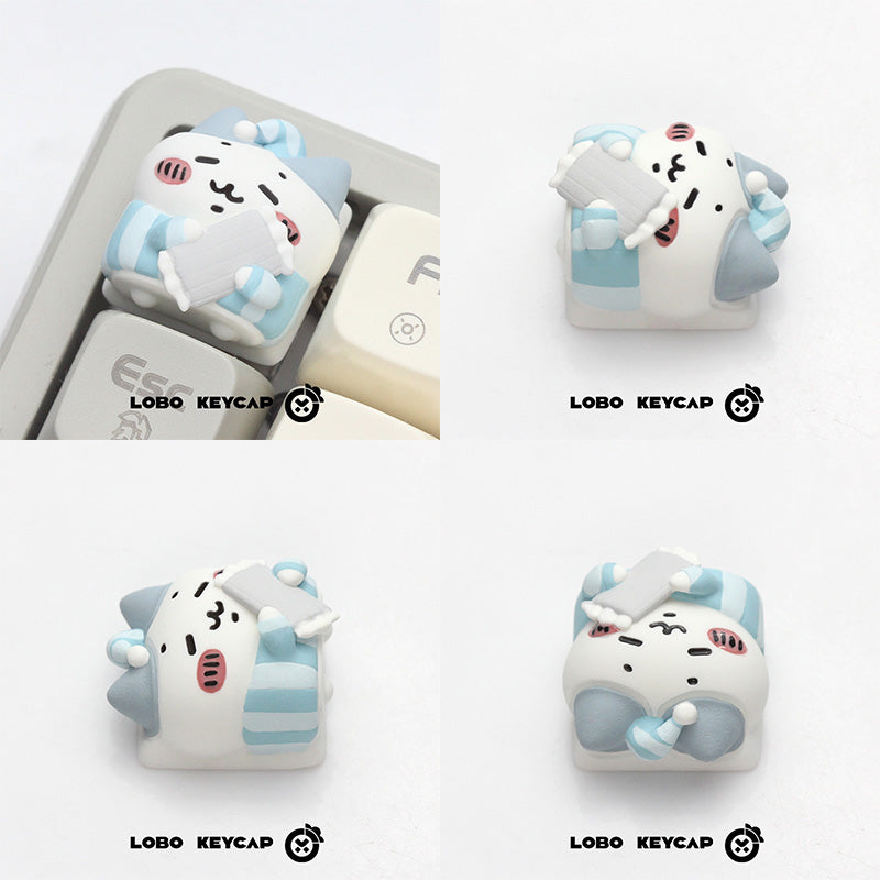 [In Stock] Chikawa Sleepwear Series Resin Artisan Keycap