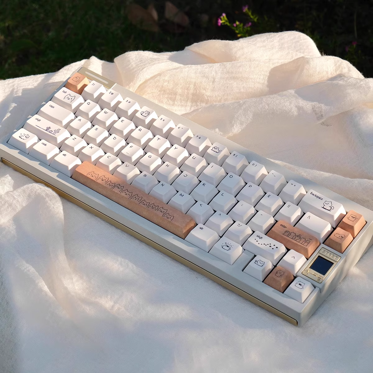[In Stock] Dune Cat Dye Sublimation PBT Cherry Keycaps