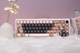 DuCato Cat-Themed PBT Keycaps Set – Cherry Profile, Dye Sublimation, Cute Desk Setup Mechanical Keyboard Keycaps