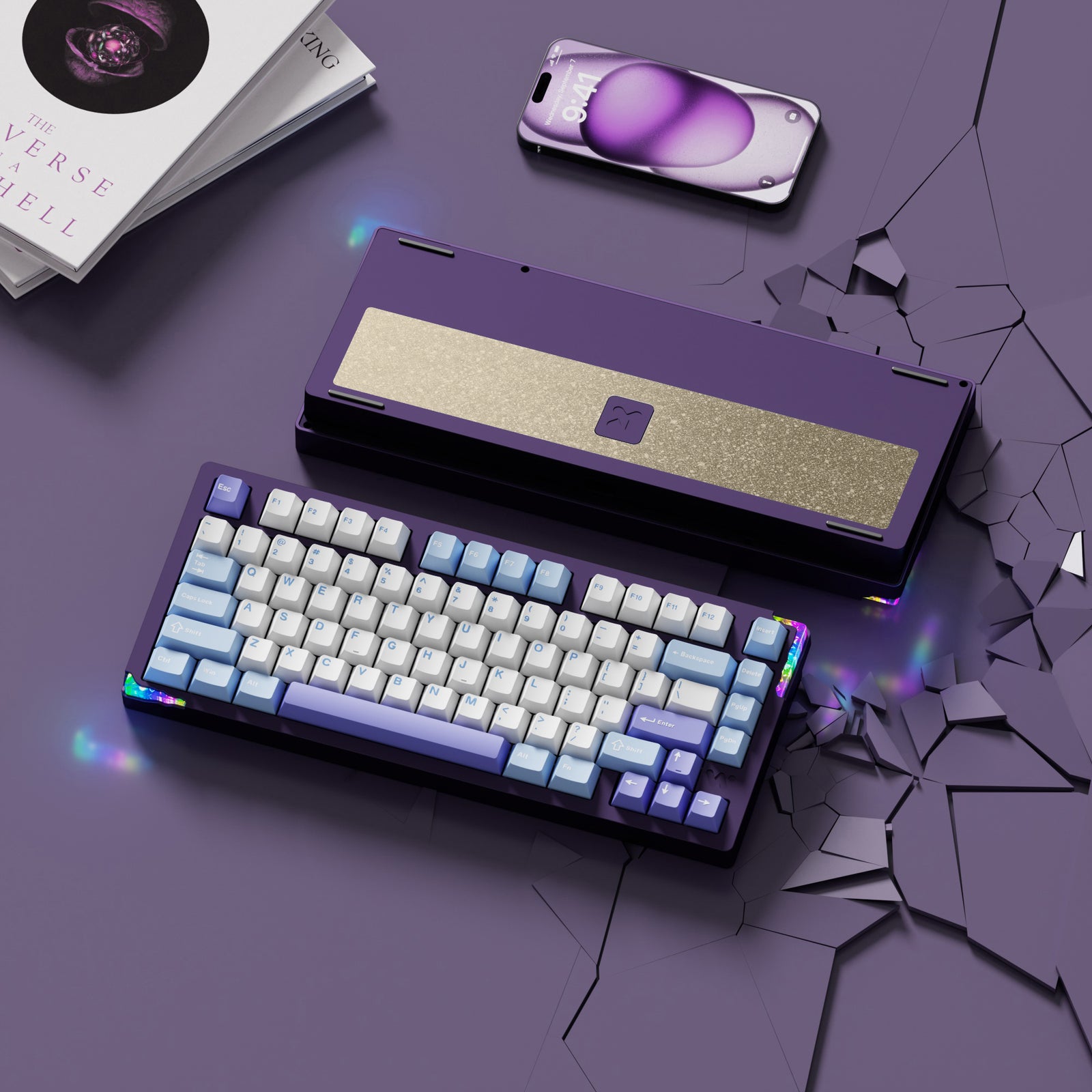 [In Stock] Weikav Stars75 75% Pre-Built Aluminum Mechanical Keyboard