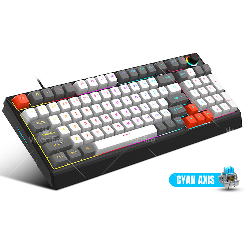 [In Stock] Zerodate K98 Full RGB Wired Mechanical Keyboard