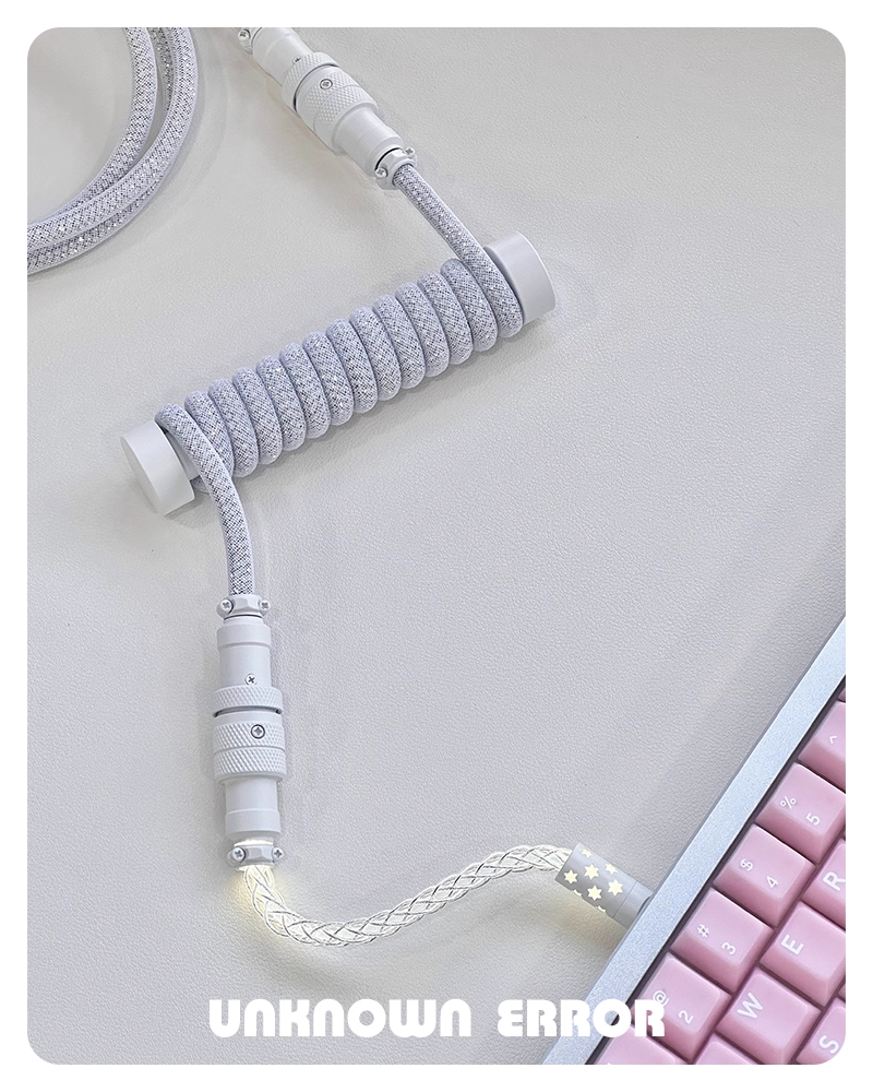 [In Stock] Z57 USB-C RGB Aviator Handmade Short Coiled Cable