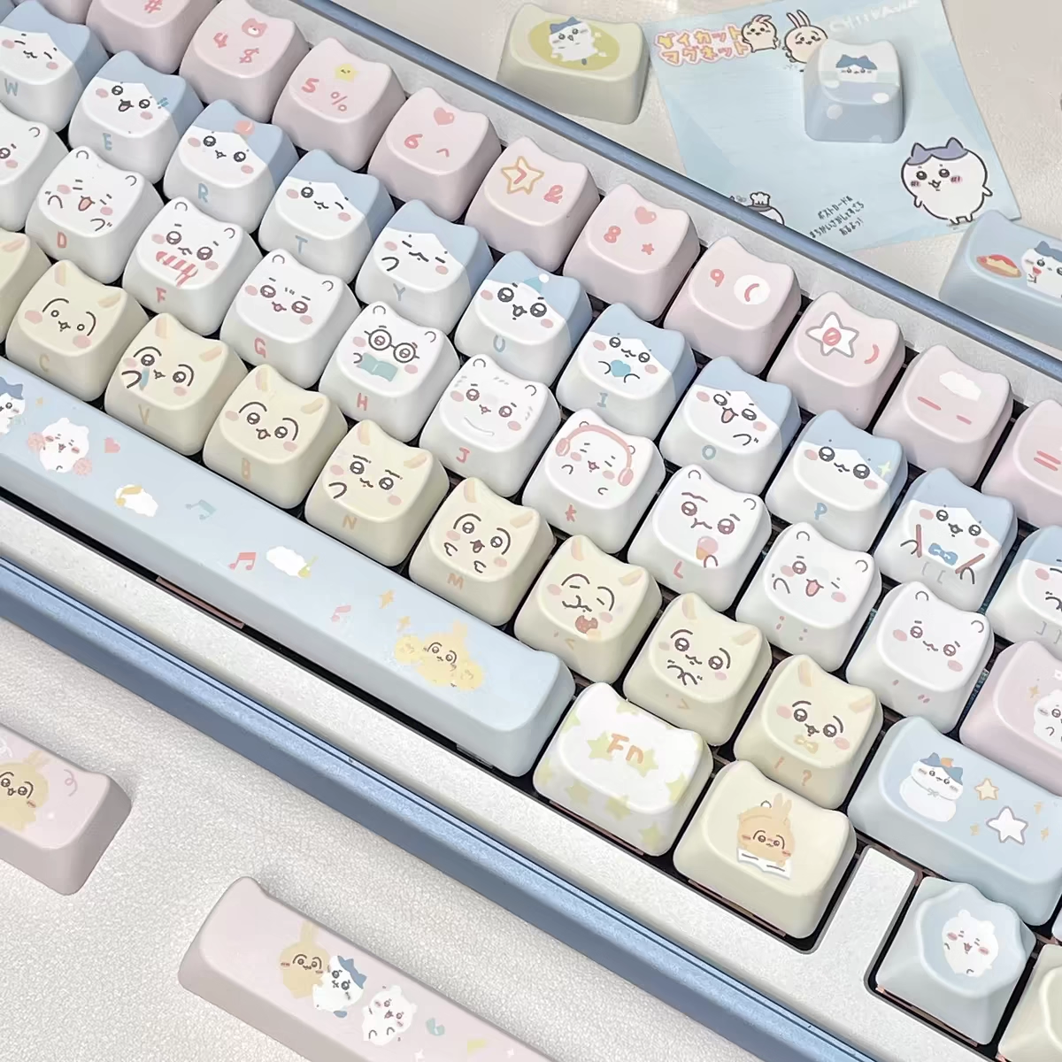 [In Stock] Chikawa Dye Sublimation PBT MAO Profile Keycaps