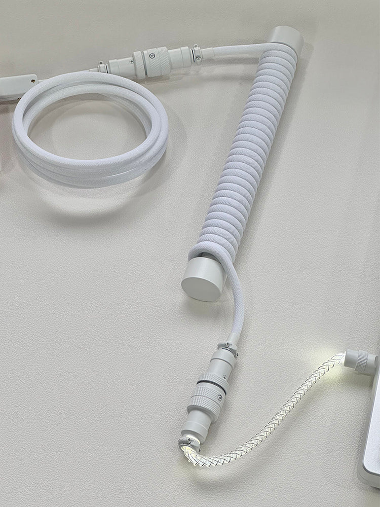 [In Stock] Z47 USB-C RGB Aviator Handmade Coiled Cable