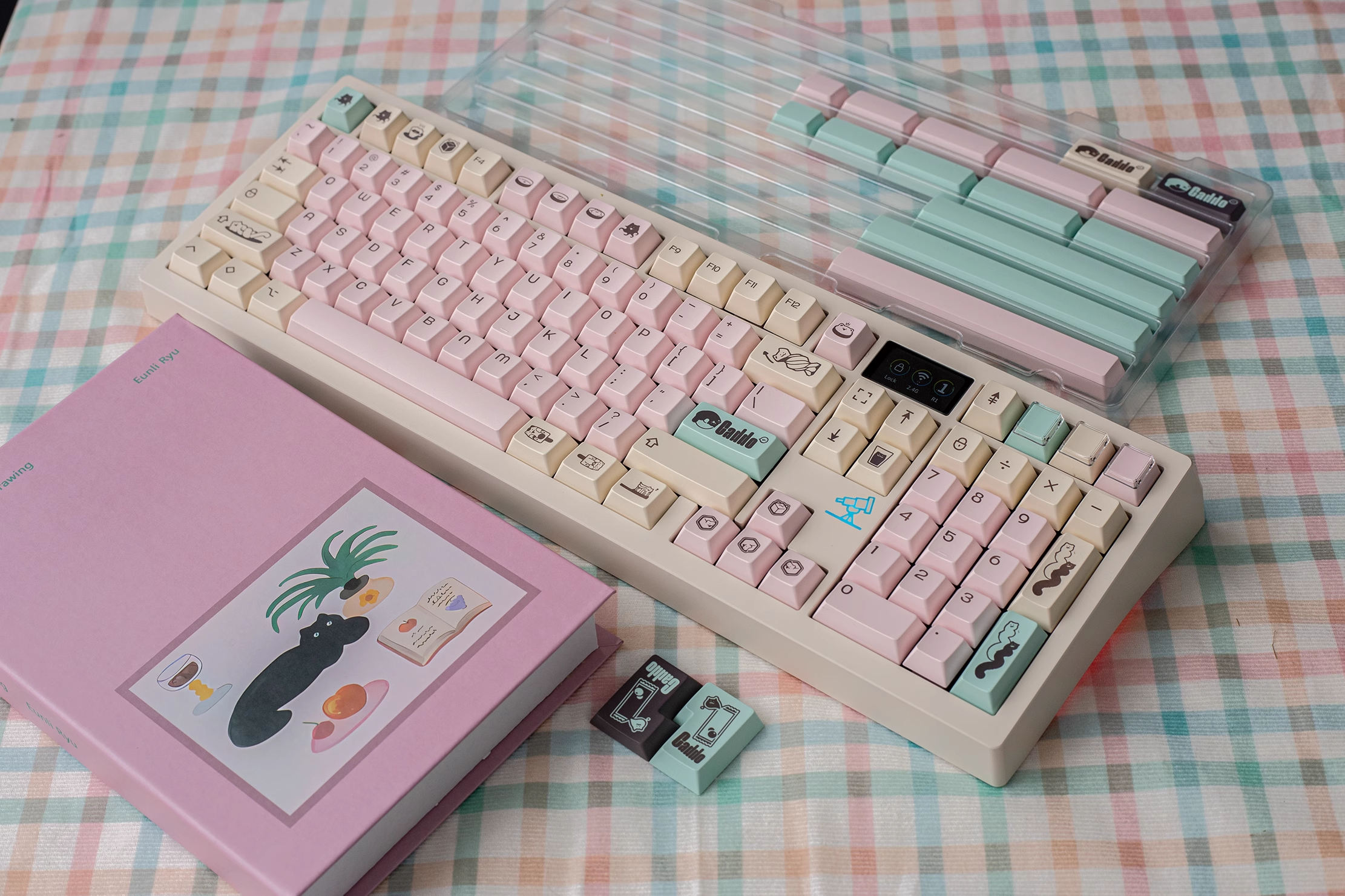 [In Stock] Caddo Cherry Profile Dye Sublimation PBT Keycaps