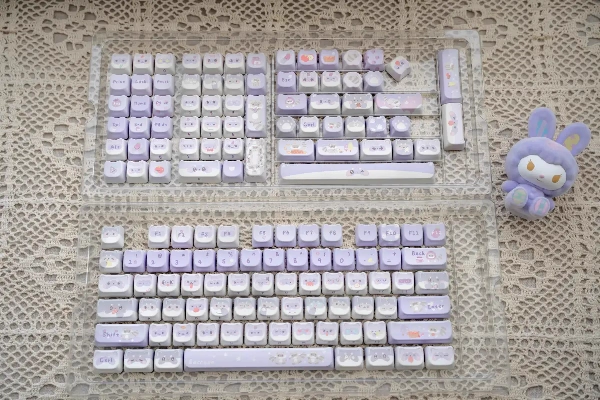 [In Stock] Raccoon Squadron Dye Sublimation PBT MAO Profile Keycaps