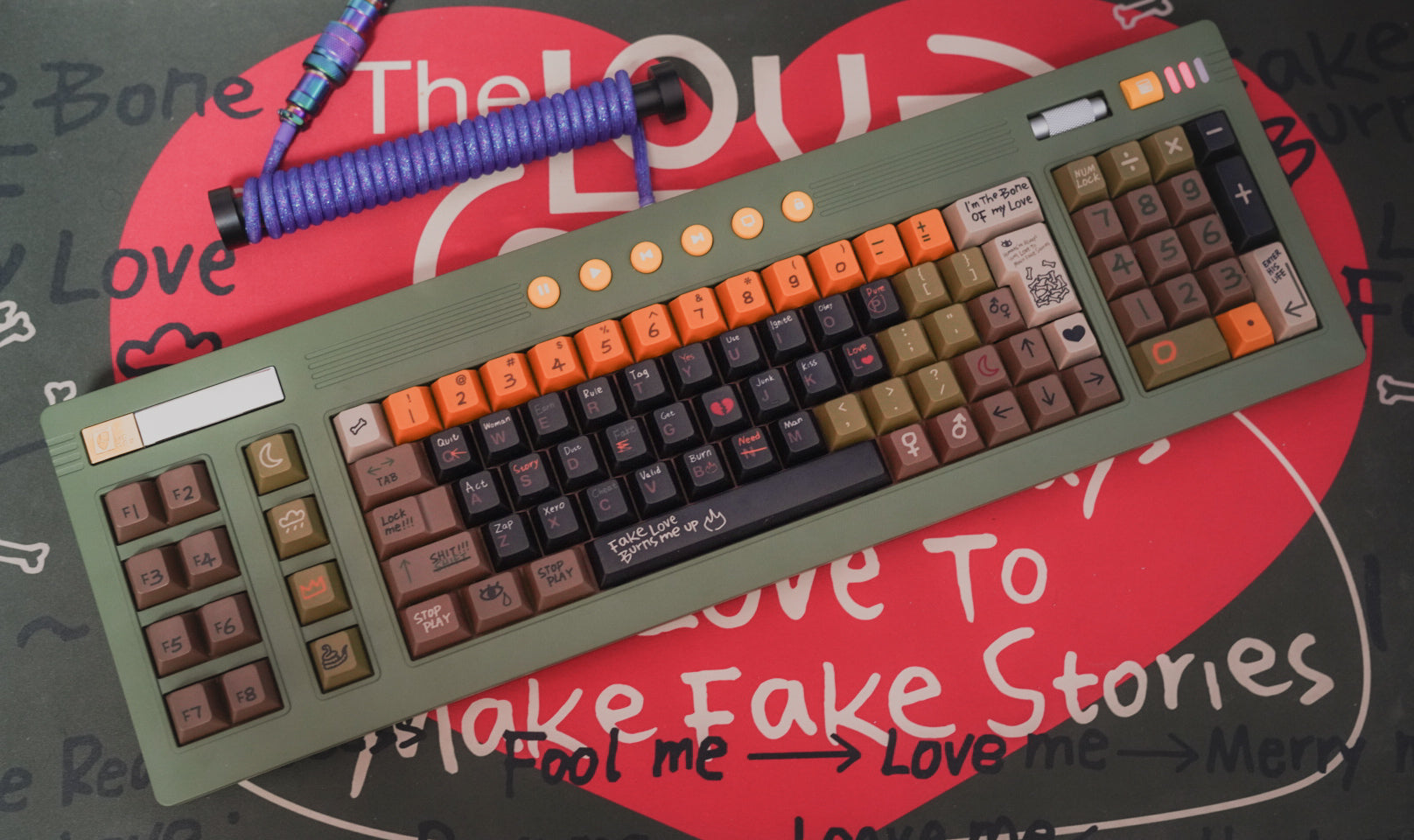 [In Stock] OE93 Wired/Wireless Retro Style Mechanical Keyboard