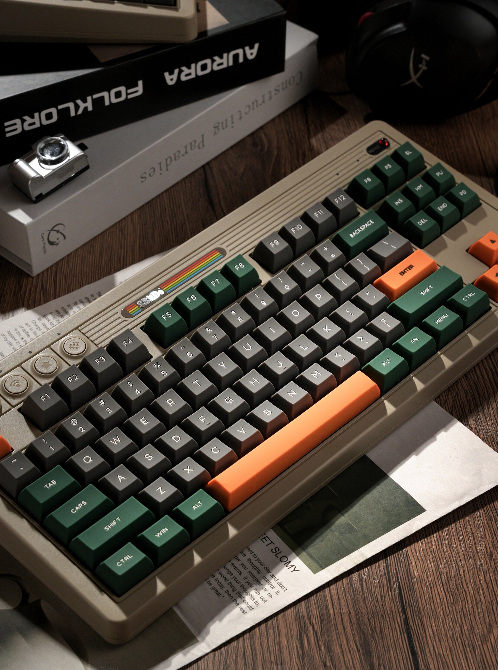 [In Stock] Senyu Retro Style GK2 Profile Silicone Keycaps