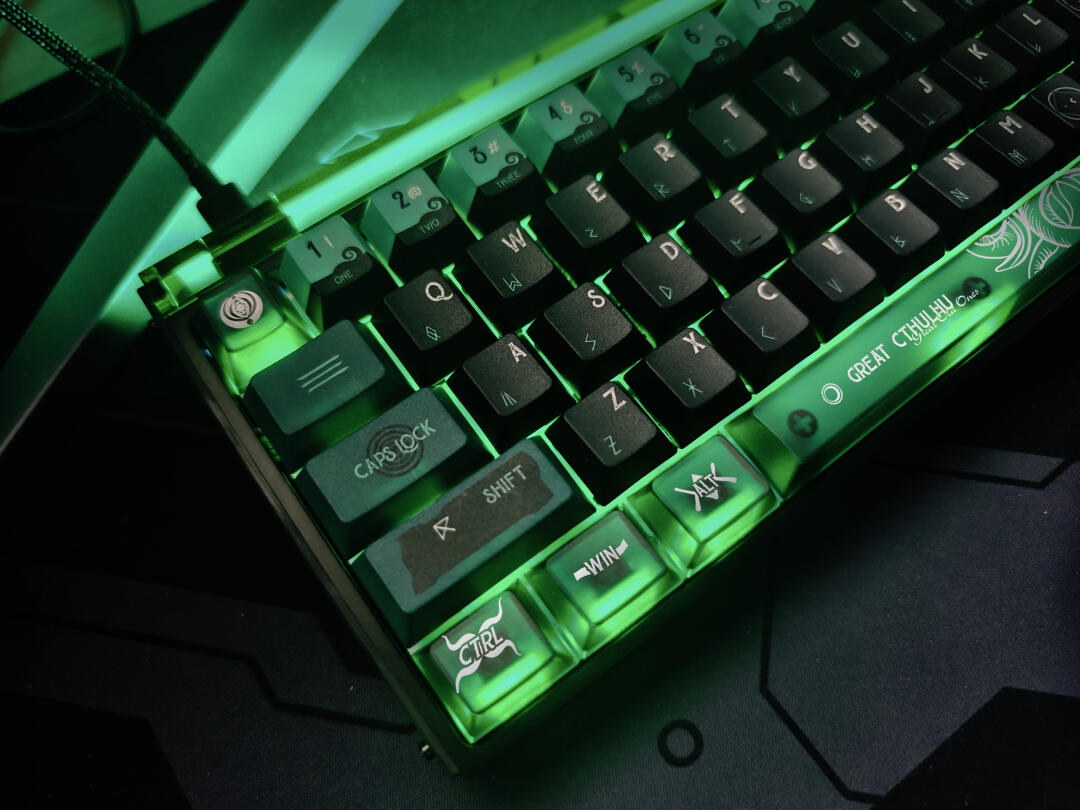 [In Stock] Cthulhu Dye Sublimation PBT/PC Cherry Profile  Keycap