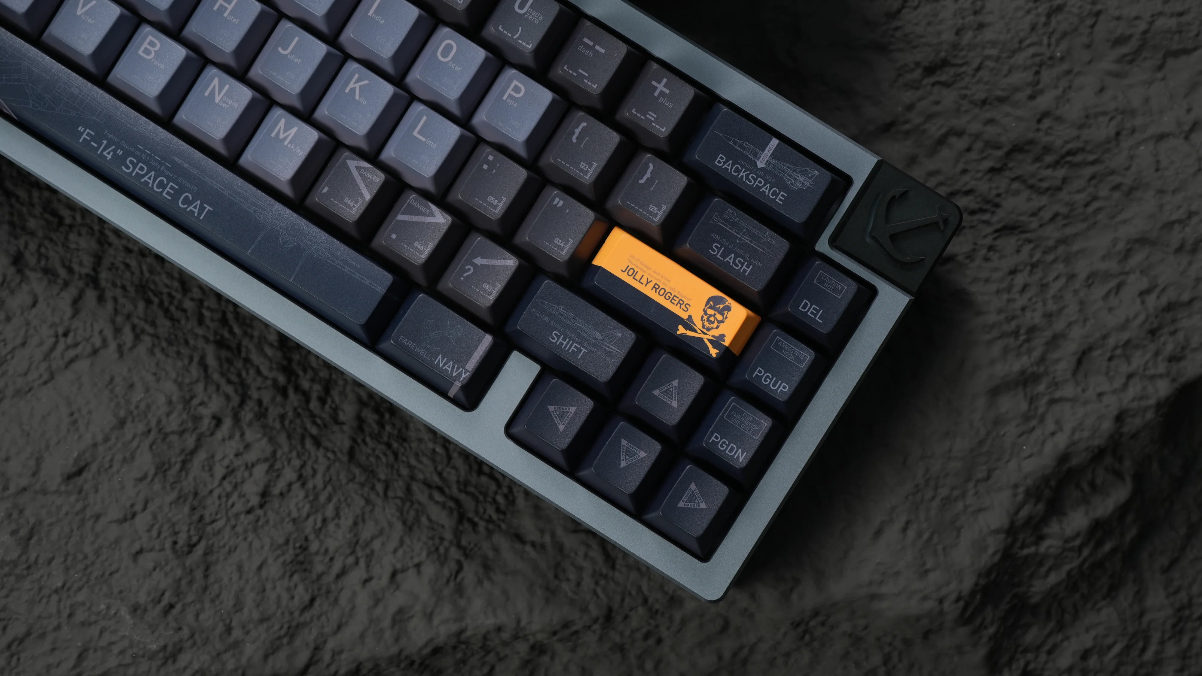 [In Stock] F-14 VF-103 Jolly Rogers Keycap Set