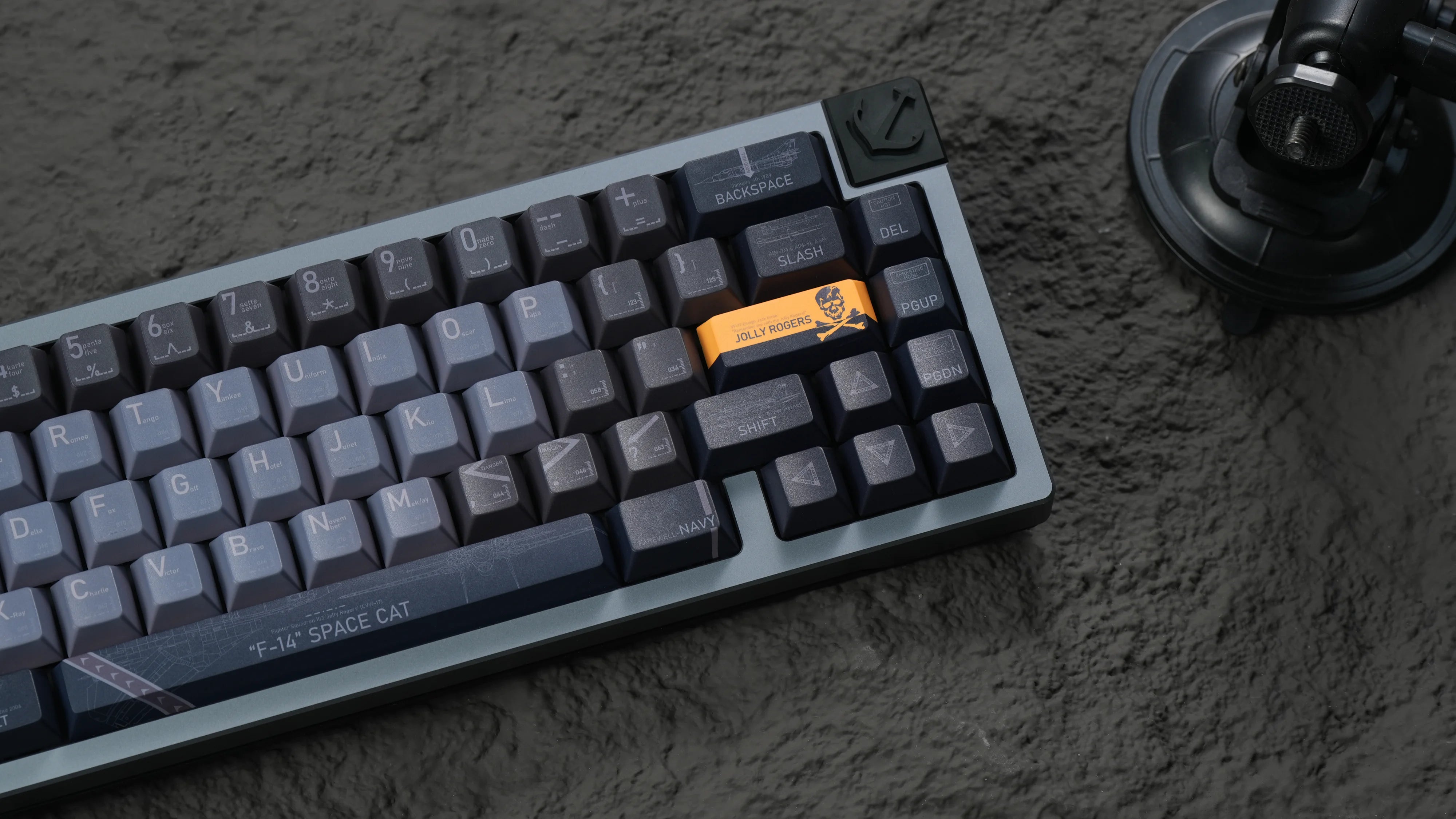 [In Stock] F-14 VF-103 Jolly Rogers Keycap Set