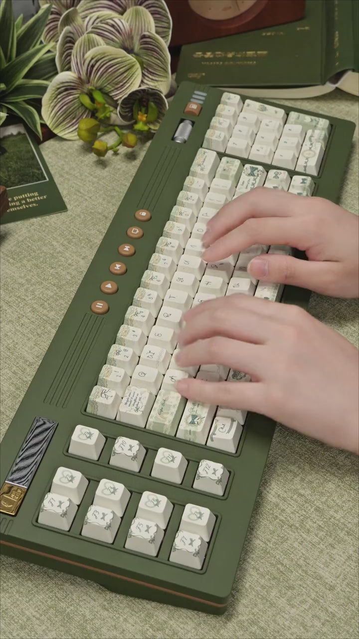 [In Stock] OE93 Wired/Wireless Retro Style Mechanical Keyboard