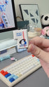[In Stock] White Rabbit Dye Sublimation PBT Cherry Profile Keycaps