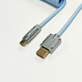 MACARON HANDMADE MECHANICAL KEYBOARD COILED USB-C CABLE