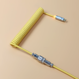 MACARON HANDMADE MECHANICAL KEYBOARD COILED USB-C CABLE